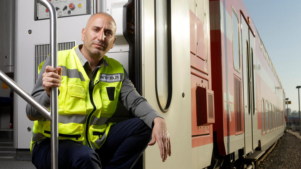 יו"ר ועד עובדי רכבת ישראל ליאב אליהו (צילום: עמית שעל) יו"ר ועד עובדי רכבת ישראל ליאב אליהו