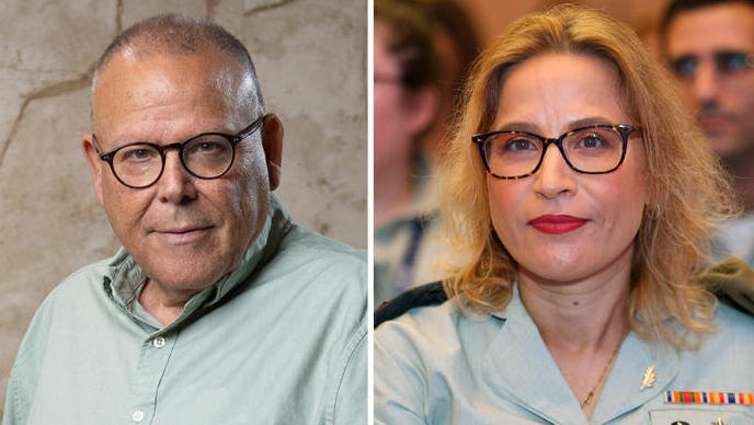 הפצ"רית יפעת תומר ירושלמי ויו"ר ההסתדרות ארנון בר דוד (צילומים: אביגיל עוזי עוז מועלם) יפעת תומר ירושלמי ו ארנון בר דוד