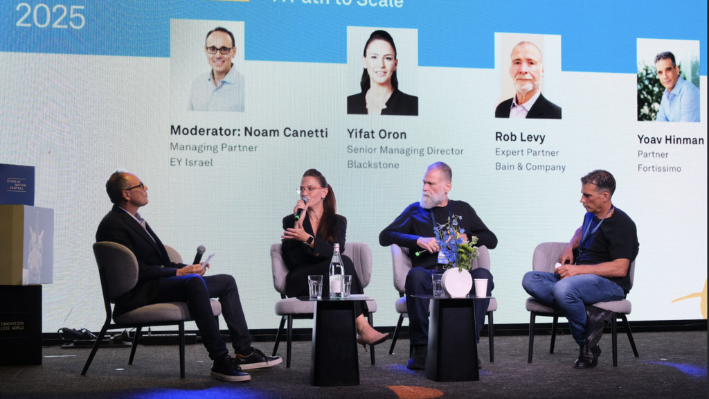 Noam Canetti, Yifat Oron, Rob Levy &Yoav Hinman (Photo: Guy Hamoi) Noam Canetti Yifat Oron Rob Levy and Yoav Hinman Private Equity MNC Summit 2025