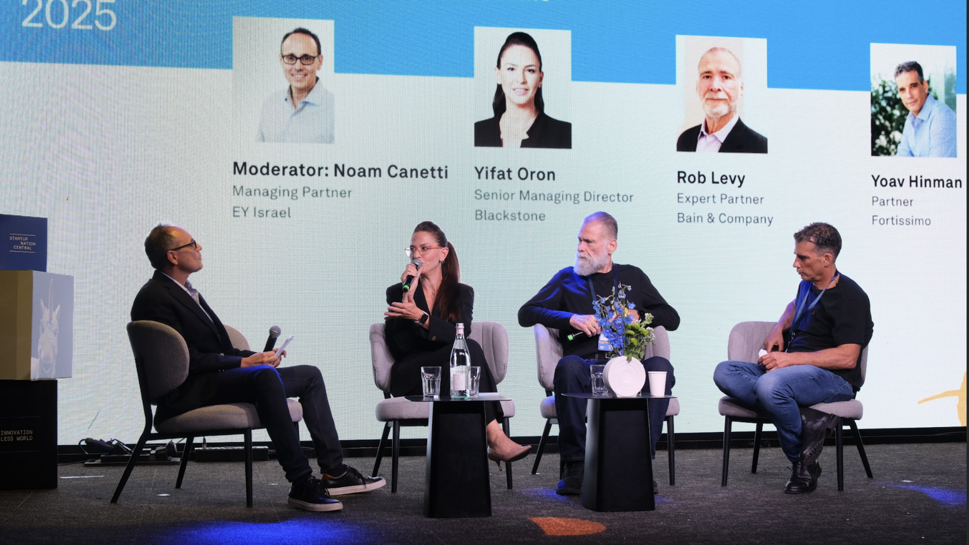 Noam Canetti Yifat Oron Rob Levy and Yoav Hinman Private Equity MNC Summit 2025