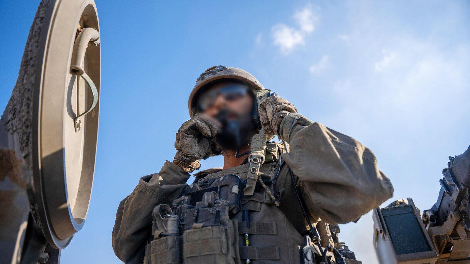 חייל מילואים כוח צה”ל ב גבול רצועת עזה