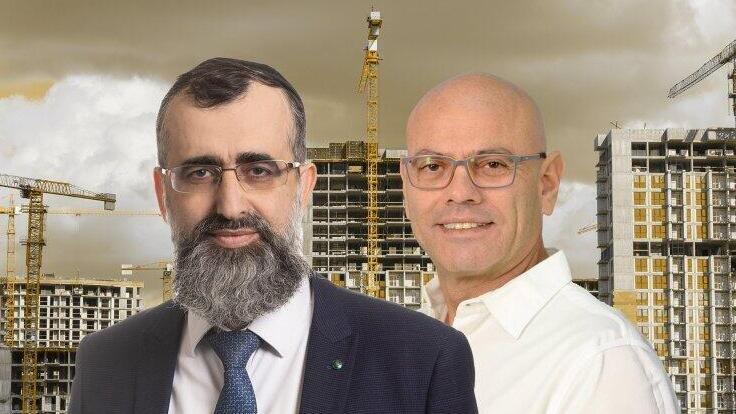 מנכ"ל מינהל התכנון רפי אלמליח ויו"ר מטה התכנון הלאומי הרב נתן אלנתן