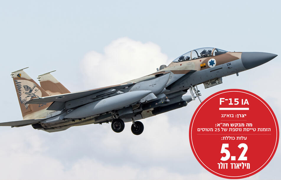אינפו מטוס קרב F15 IA