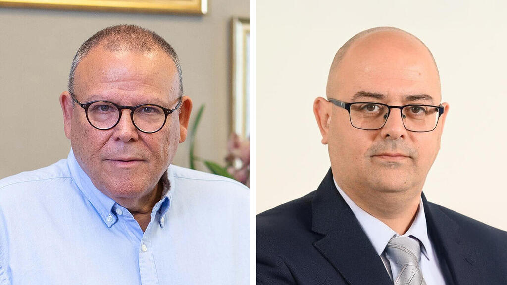 מימין: שבי מיכאלי יו"ר משען, ארנון בר דוד יושב ראש ההסתדרות (צילומים: קובי קואנקס, טל שחר) מימין שבי מיכאלי יו"ר משען ההסתדרות ו ארנון בר דוד יושב ראש ההסתדרות