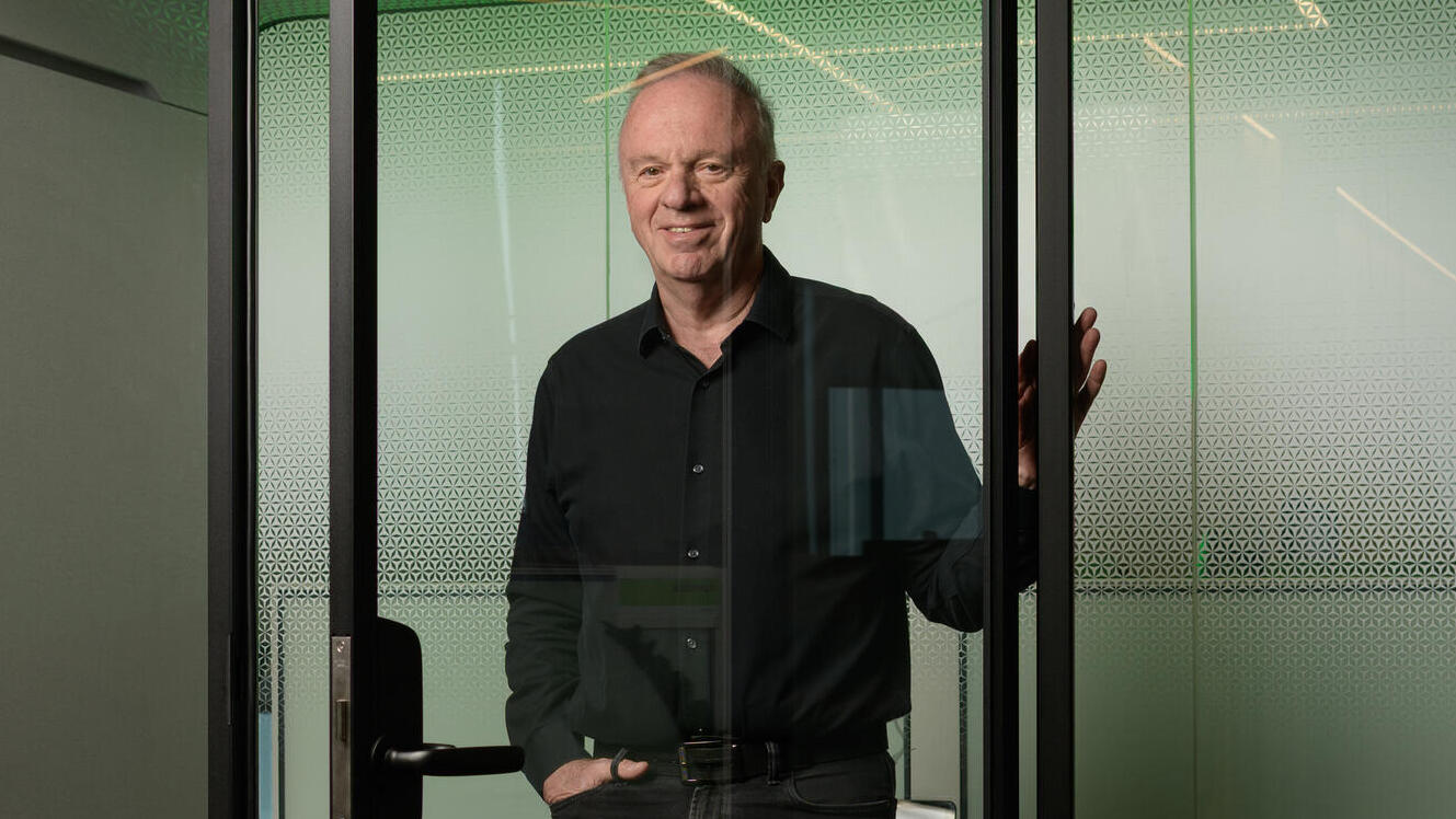 כגן במשרדי אנבידיה ביקנעם, בשבוע שעבר. )ציטוט חשוב לי שיקימו פה(