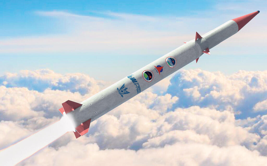 הדמיית פיתוח מיירטי חץ נשק טילים חץ 4 מפא"ת התעשייה האווירית משרד הביטחון צה"ל