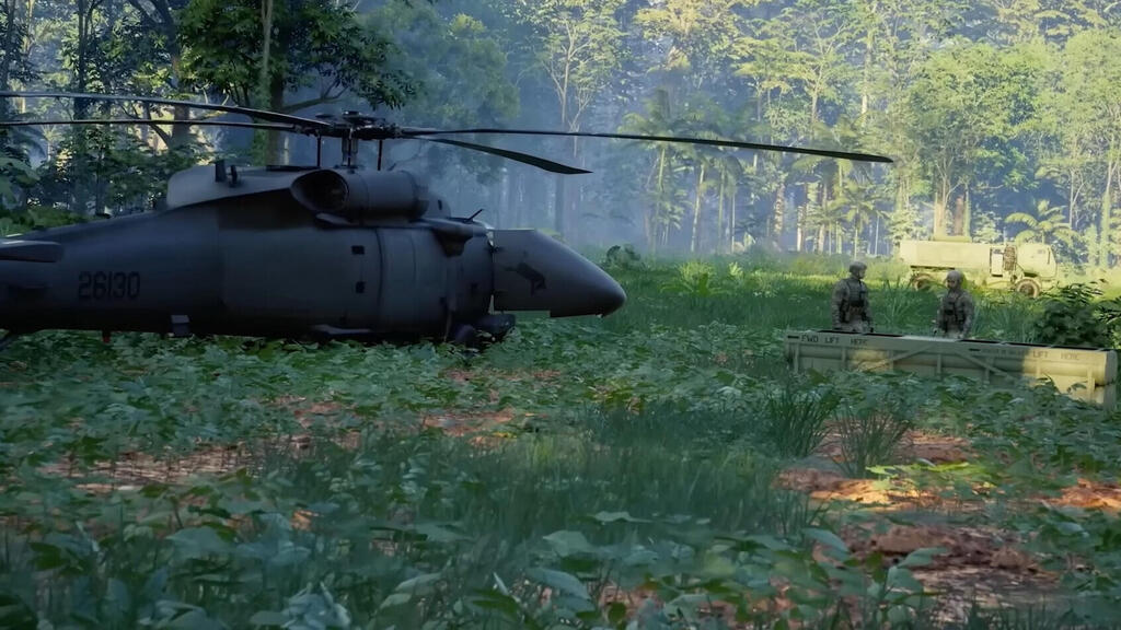 יוהוק מעביר ארגזי טילים (צילום: Sikorsky (Lockheed Martin)) הקברניט סיקורסקי בלאקהוק מסוק רובוטי כטב"מ 6