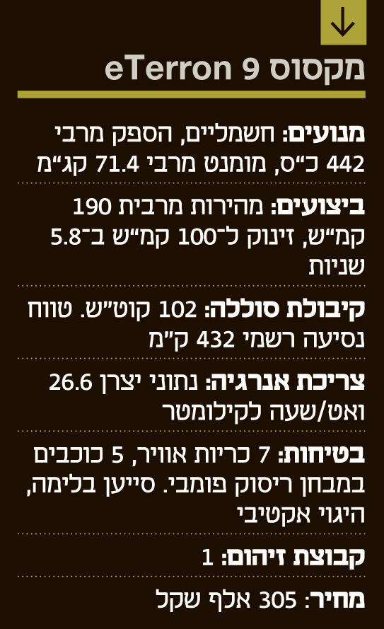 אינפו מקסוס eTerron 9