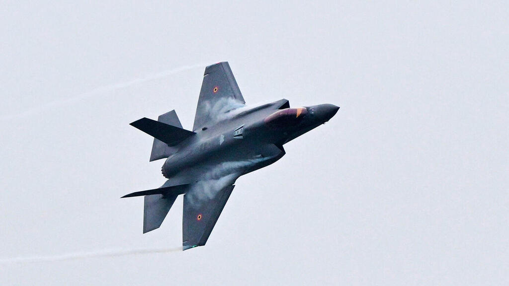 מטוס F-35. גם אם יירכש על ידי סעודיה, התהליך יימשך שנים (צילום: DIRK WAEM / BELGA / AFP) מטוס F-35
