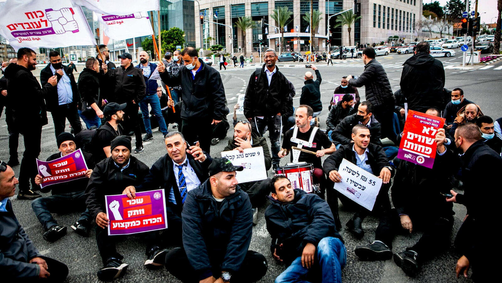 הפגנה נגד הבאת עובדים זרים