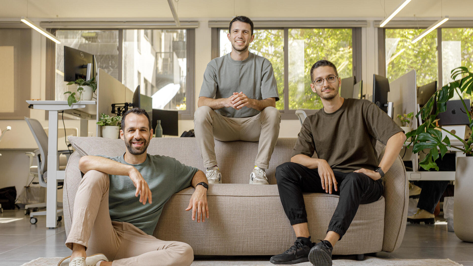 מייסדי Mate מימין – גיא פרגל אסף וינר ו אורן סבן