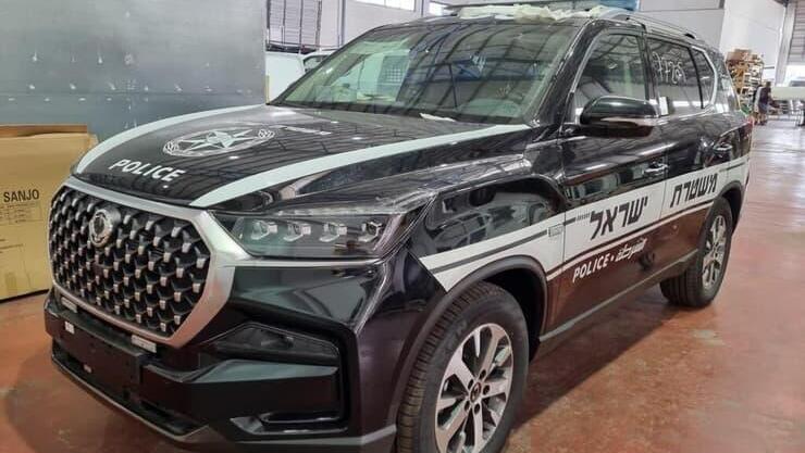 ניידת משטרה מסוג רקסטון (צילום: משטרת ישראל)) ניידת משטרה רקסטון