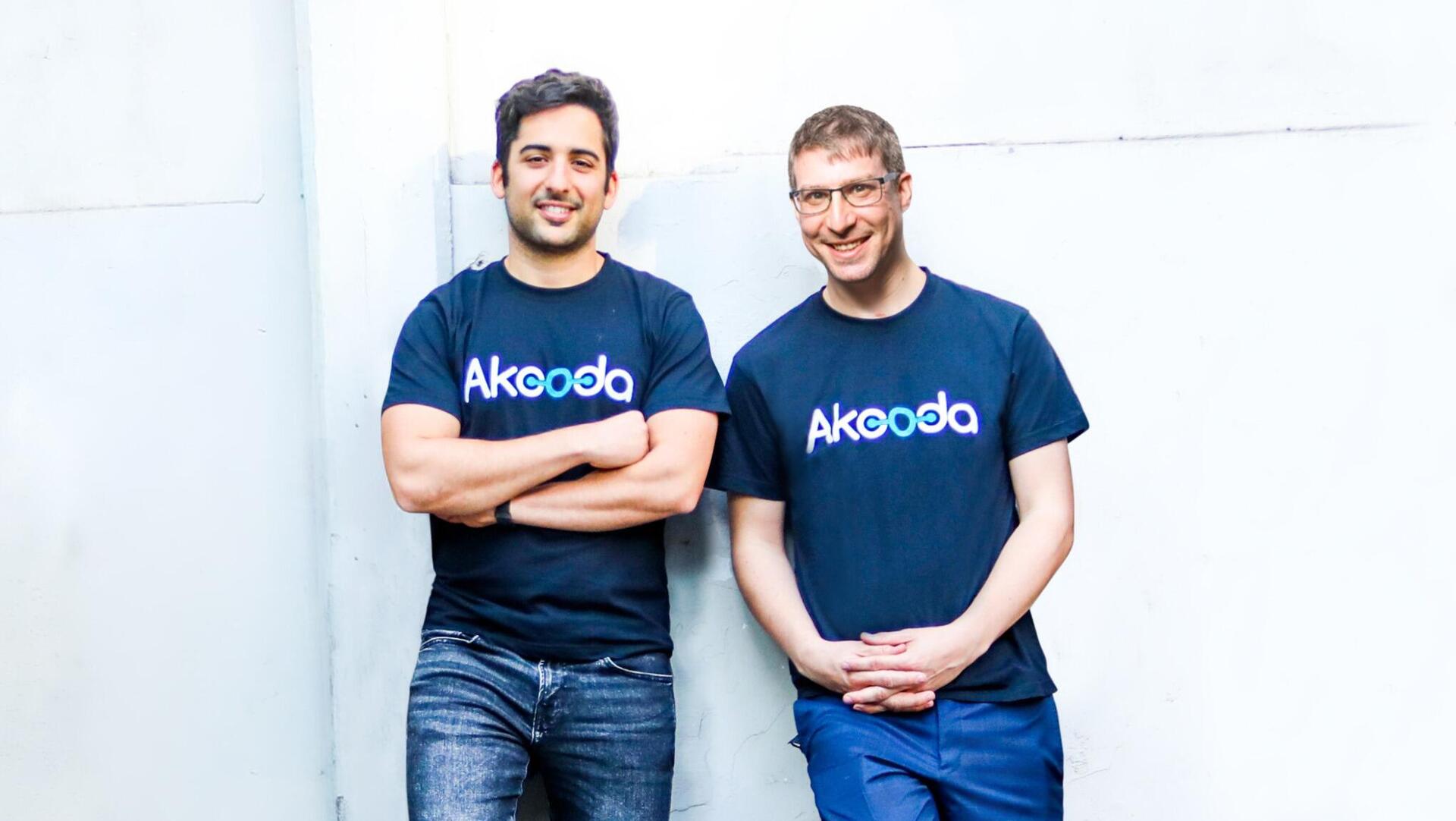 מייסדי אקודה akooda יובל גונצ'רובסקי מנכל ו איתמר נידם CTO