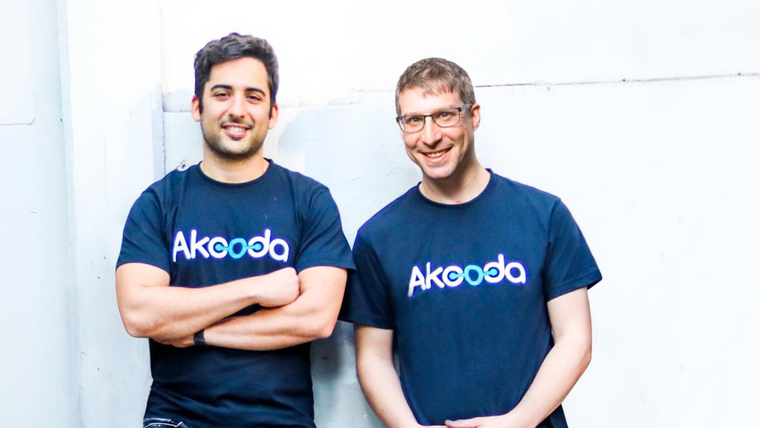 מייסדי אקודה akooda יובל גונצ'רובסקי מנכל ו איתמר נידם CTO