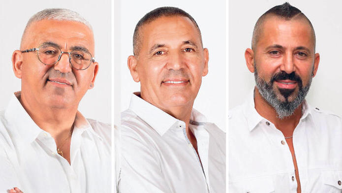 האחים אביסרור יורם סמנכ"ל השיווק , אלי המנכ"ל ו יצחק 