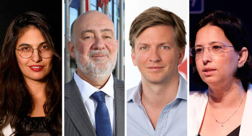 From left: Hila Zigman, Ron Prosor, Alexander Kudlich, Liat Shuv.  