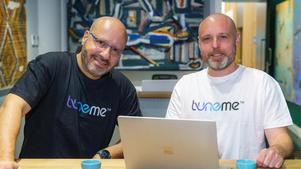 איתי ארגמן ומוטי רטמנסקי TuneMe (צילום: אור לוי) איתי ארגמן מוטי רטמנסקי TuneMe