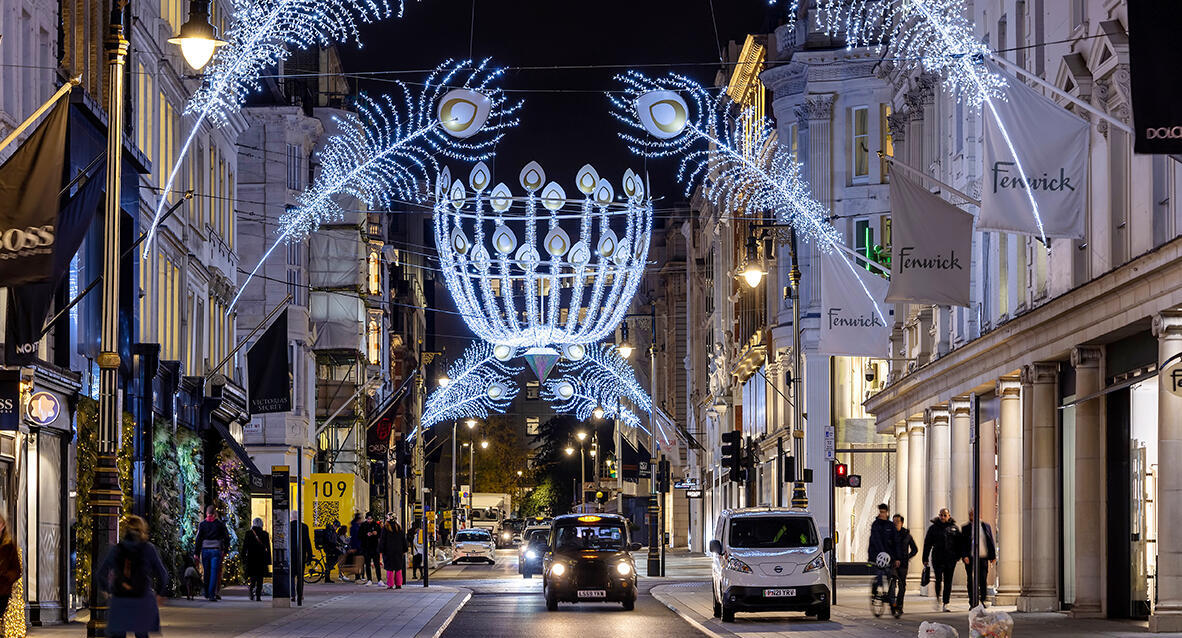 פוטו רחובות קמעונאים יקרים רחוב בונד לונדון 