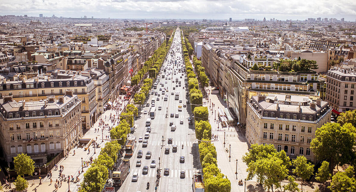 פוטו רחובות קמעונאים יקרים שאנז אליזה פריז 