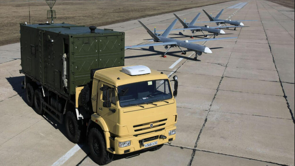 כטב"מים רוסיים וקרון שליטה (צילום: Mil.ru) הקברניט חוזי אווירי מטוס צילום 11