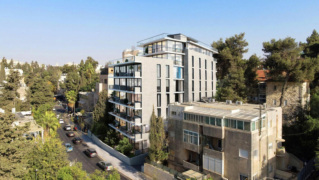 הדמיית הפרויקט בצמוד לבית משפחת נתניהו. ההגבלות הביטחוניות יוחמרו (הדמיה: גיא שחם הדמיות) הדמיית פרויקט עזה 33 ירושלים של קבוצת בית ירושלמי בצמוד לבית משפחת נתניהו