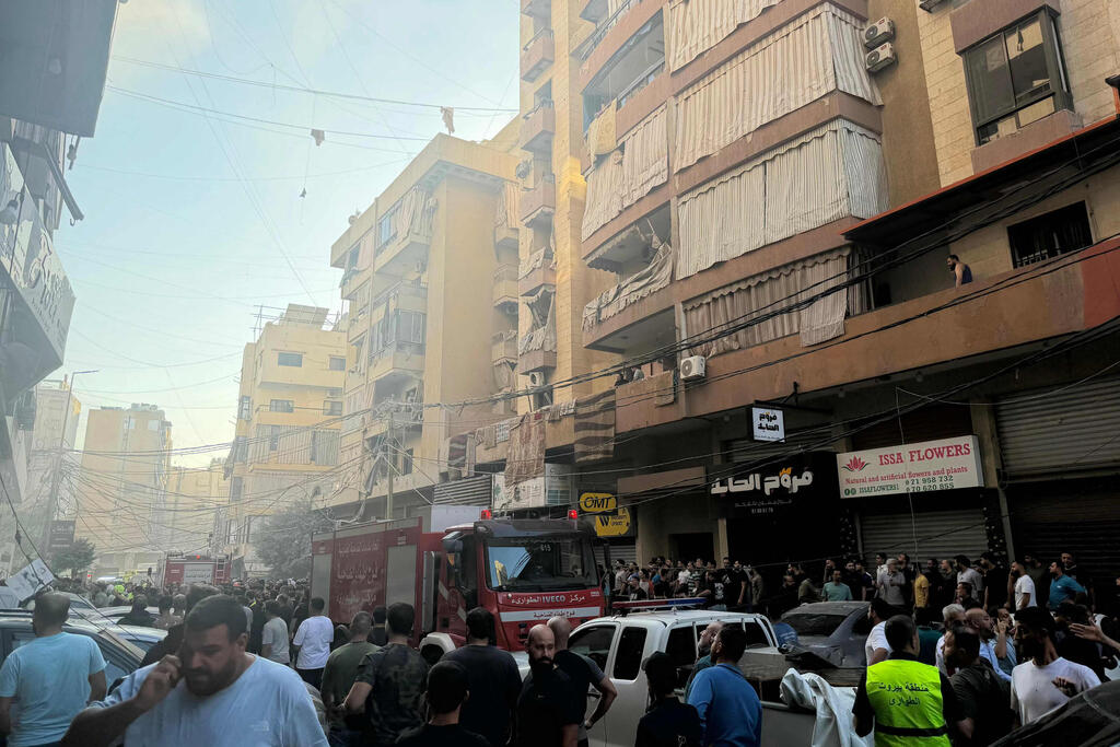 לבנון ביירות דאחייה תקיפה מס' 2 חיזבאללה הייתם עלי טבטבאי