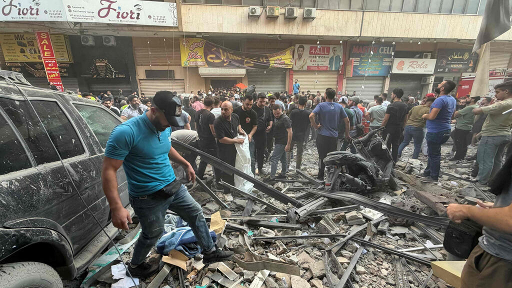 לבנון ביירות דאחייה תקיפה מס' 2 חיזבאללה הייתם עלי טבטבאי