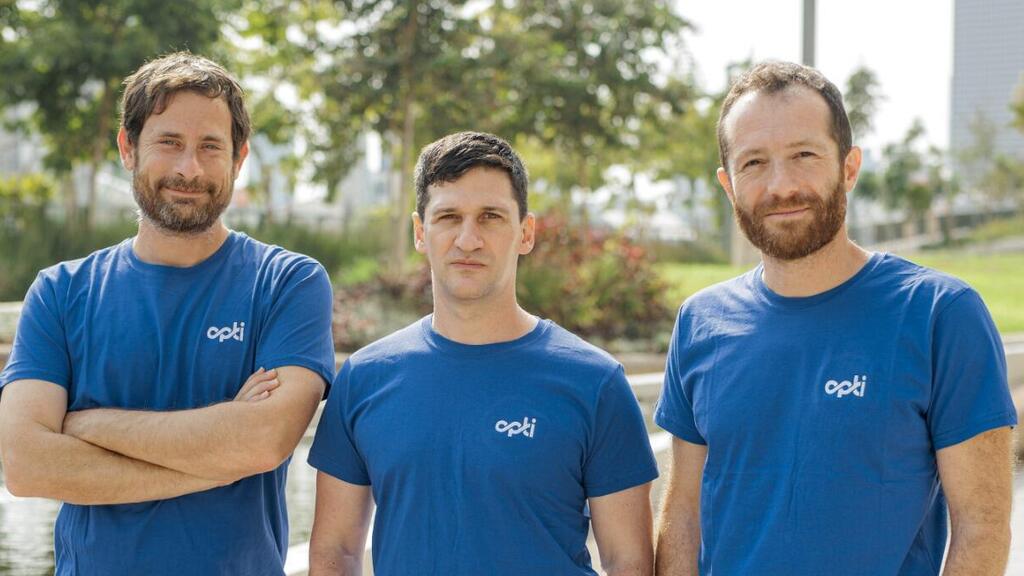 מייסדי Opti: מילה גנדלסמן, עדו טריביצקי, ברק פרלמן