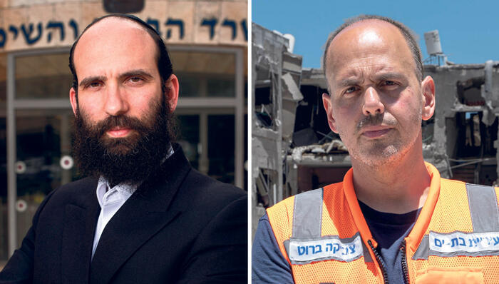 מימין: צביקה ברוט ויהודה מורגנשטרן. "גם ככה זה לוקח יותר מדי זמן" (צילומים: יובל חן, עמית שאבי) צביקה ברוט ו יהודה מורגנשטרן