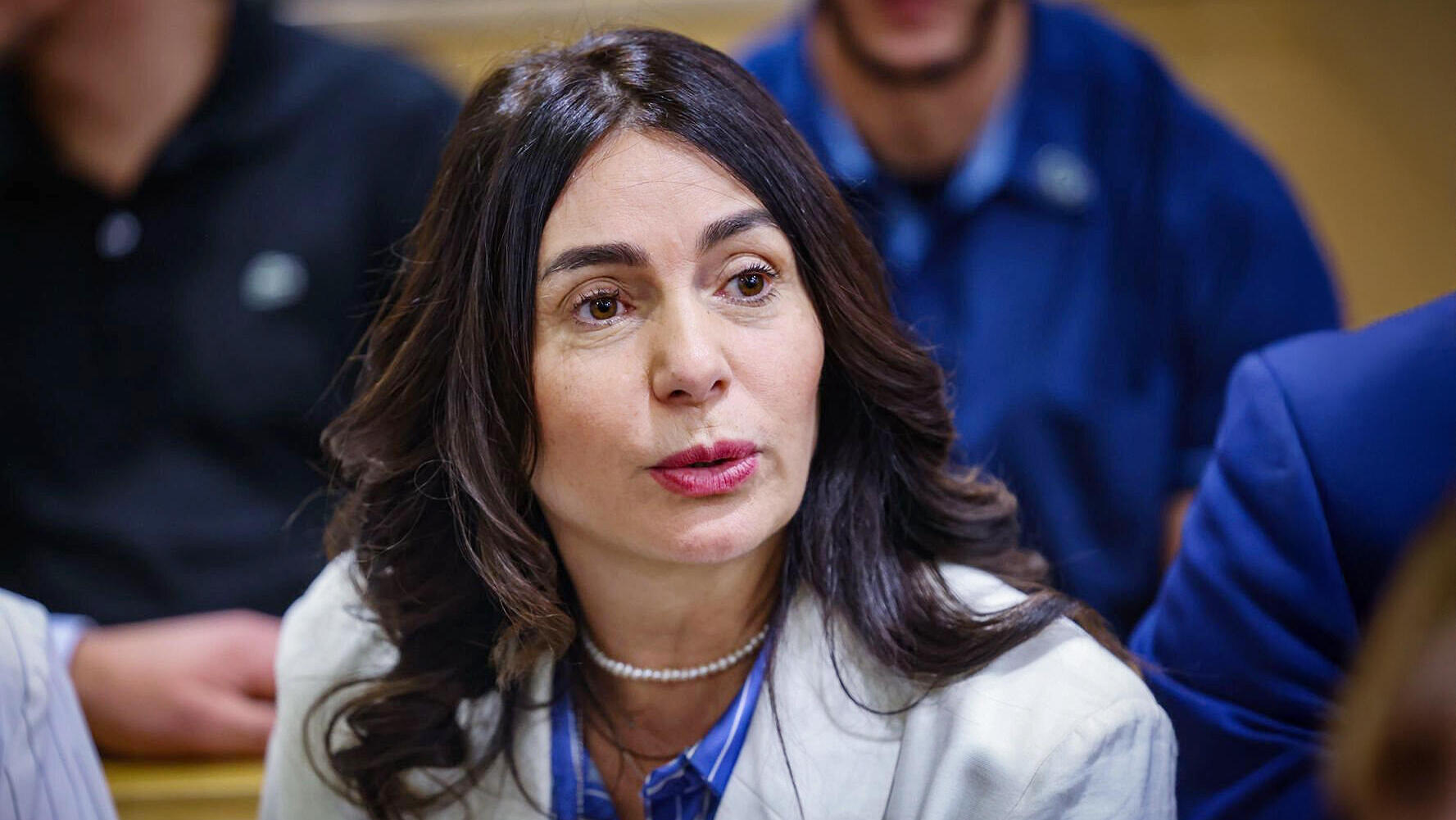 מירי רגב שרת התחבורה  בבית המשפט המחוזי במהלך משפט נתניהו