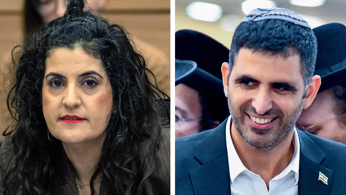 מימין שר התקשורת שלמה קרעי יועמ"שית הכנסת עו"ד שגית אפיק