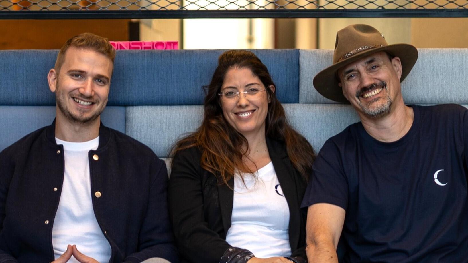 מייסדי Moonshot - פרד סימון, הילה חדד חמלניק, שחר בהירי