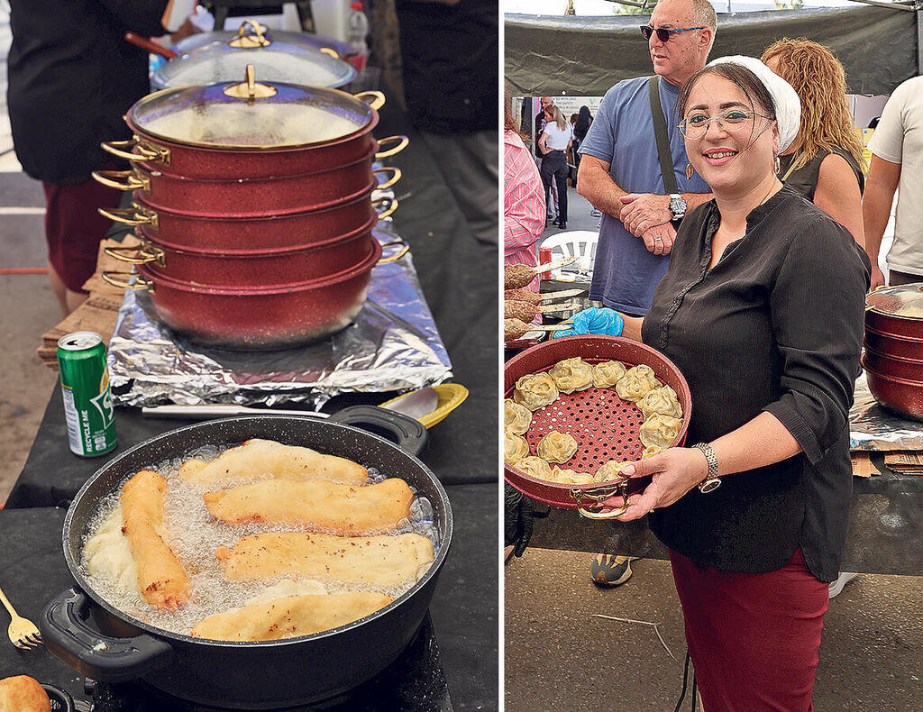 סיגלית זבולונוב וצ’יבורק מטוגן
(צילום: אוראל כהן) פנאי שוק אוכל נתיבות סיגלית זבולונוב ו צ‘יבורק מטוגן