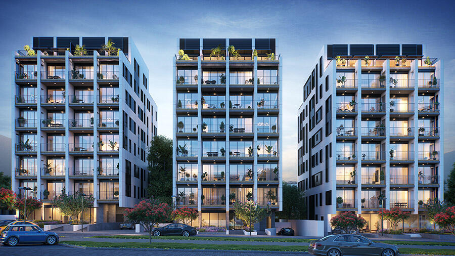 הדמיה - רמת השרון ביאליק 34-36 הדמייה רמת השרון ביאליק 34-36 קבוצת ברוש