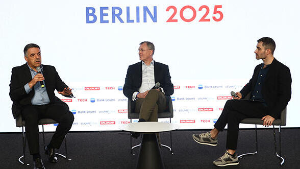 ועידת כלכליסט בברלין - ירדן רוזנסקי בשיחה עם אלוף במיל' עמיקם נורקין מפקד חיל האוויר לשעבר שותף מנהל Ace Capital ו מרסל אוטו יון מייסד Bundeswehr Cyber Innovation Hub וידאו