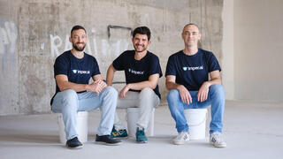 מייסדי imper.ai משמאל ימין: רום דודקביץ סמנכ"ל הטכנולוגיה נעם אוודיש מנכ"ל אנטולי בליג'ובסקי סמנכ"ל המוצר