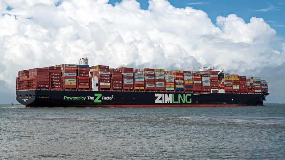 אוניית מכולה של צים (צילום: צילום: Daniel Wright98 / Shutterstock) אוניית מכולה של צים