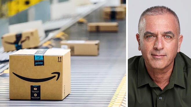  שחר תורג'מן לצד חבילות אמזון