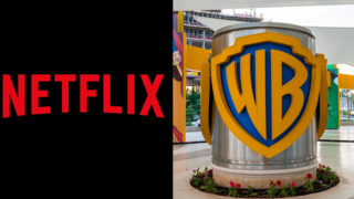 הלוגואים של וורנר ושל נטפליקס