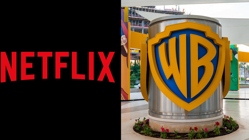 הלוגואים של וורנר ושל נטפליקס