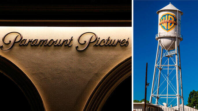 מימין: וורנר ברדרס ואולפני פרמאונט (צילומים: שאטרסטוק REUTERS/David Swanson/File Photo) מימין וורנר ברדרס ו אולפני פרמאונט