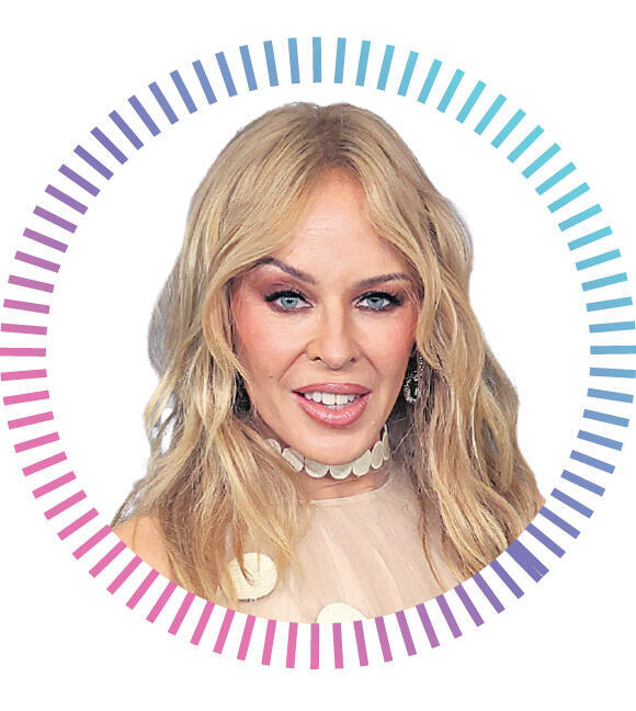 קיילי מינוג. "נעלמה" מעין הציבור כשהתמודדה עם סרטן. לעומתה, ליידי גאגא תיעדה את הפיברומיאלגיה שלה בסרט דוקומנטרי