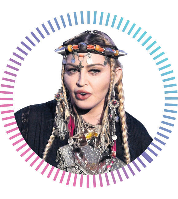 מדונה. בגיל 40 נדרשה להפסיק עם הפרובוקציות המיניות ולהפוך לאם רוחניקית כדי להתקמבק 