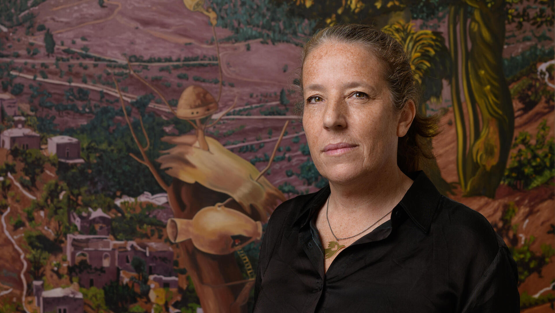 וייל בגלריה מגזין III ביפו, השבוע. "בבית היה ברור שכסף הוא לא רק אפשרות אלא גם אחריות. שצריך להשתמש בו כדי לפעול ולהשפיע"