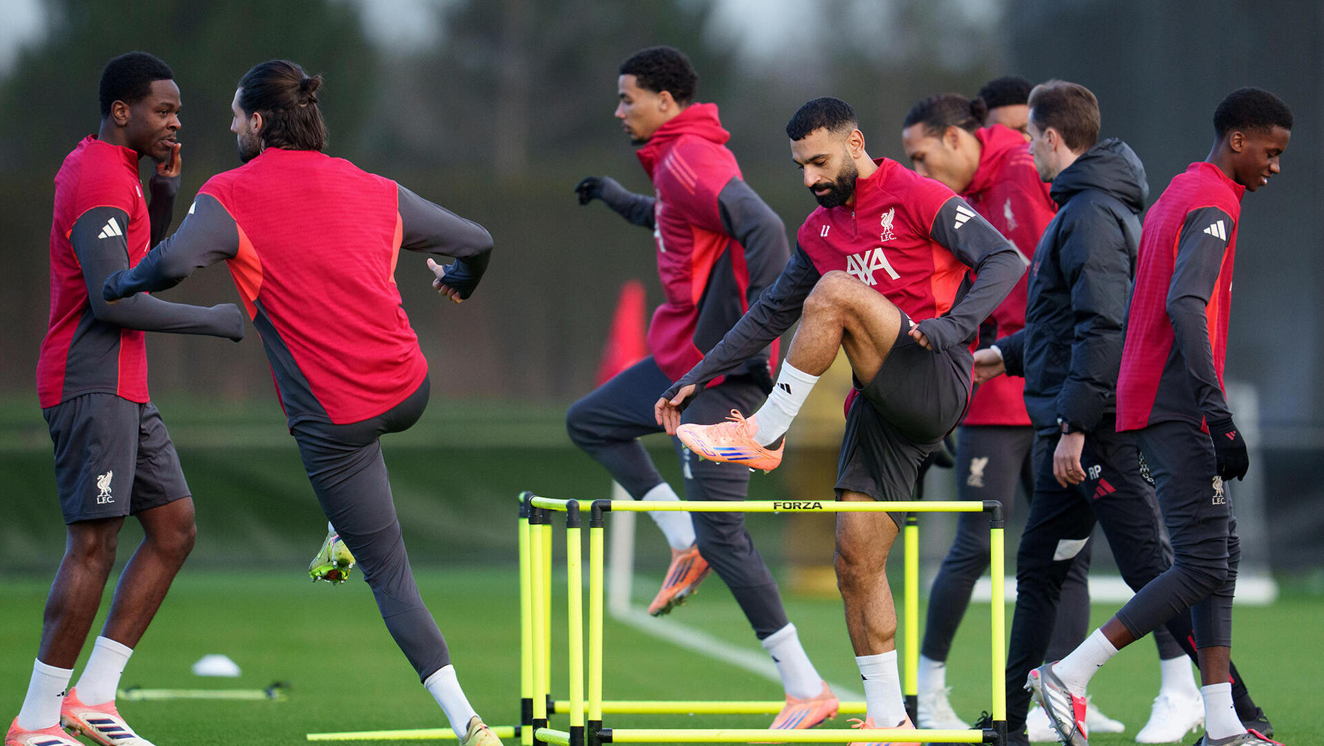 שחקני ליברפול באימון השבוע