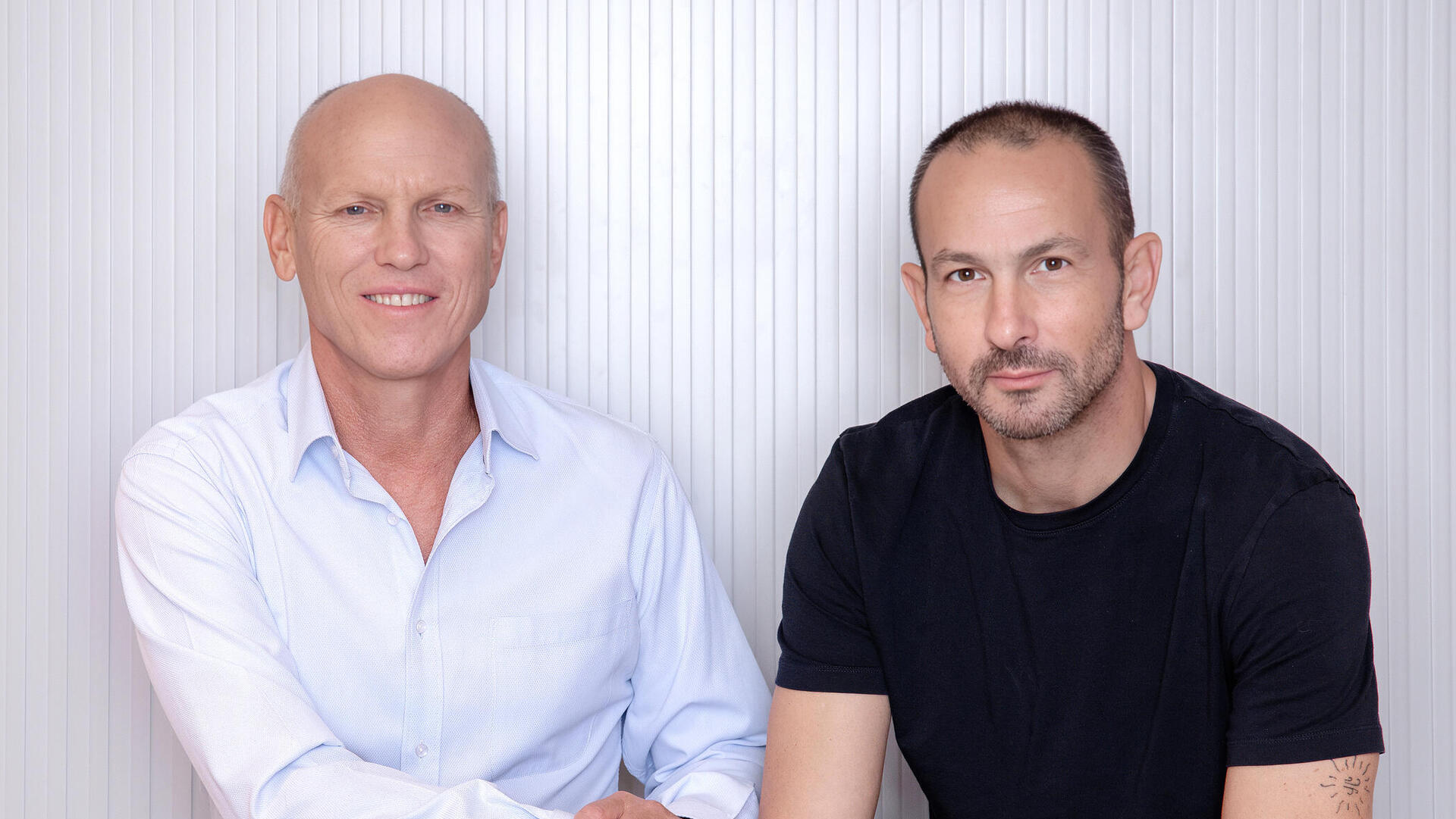 מימין גלעד יעבץ ו ניצן אלון מייסדי קרן אלמנטס