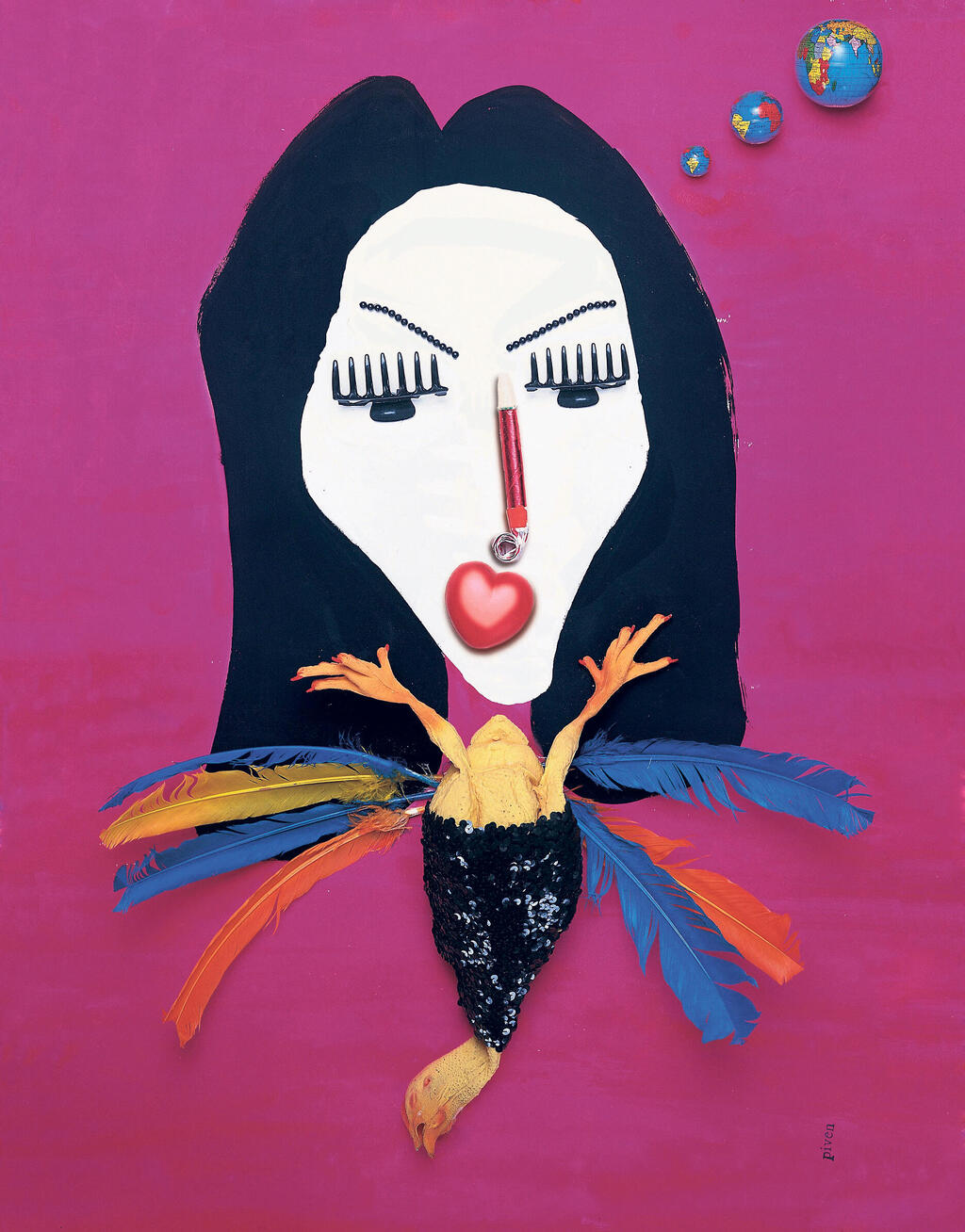 דנה אינטרנשיונל לפי פיבן. הומור וביקורת עוקצנית (צילום: עדי גלעד) פנאי חנוך פיבן יצירה דנה אינטרנשיונל