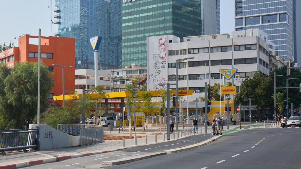 תחנת דלק של פז בתל אביב (צילום: יח"צ פז) תחנת דלק של פז טל השחר תל אביב