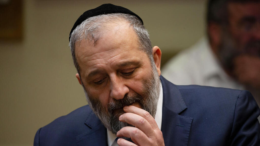 דרעי. אפליה לטובה של החברה החרדית לא מפריעה (צילום: אוהד צויגנברג) אריה דרעי יושב ראש מפלגת שס
