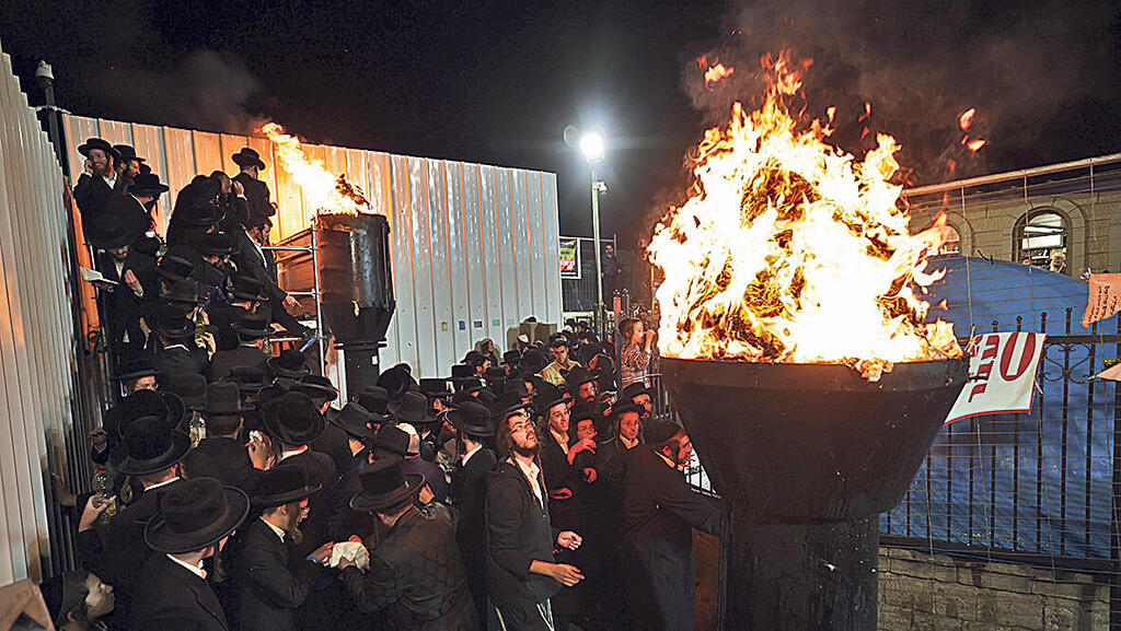 חרדים בהילולת מירון. קרוב לחצי מילארד שקל לעומת 6 מיליון לנוער בסיכון (צילום: טל שחר) חרדים בהילולת מירון מאי 2025